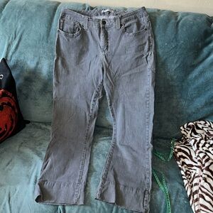 Lee slender secret lower on the waist 12 medium grey jeans stained